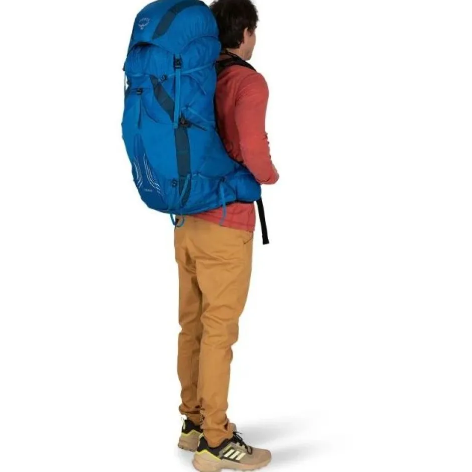Rugzakken & Drinksystemen < Osprey Exos 58 Rugzak - L/XL - Dark Charcoal