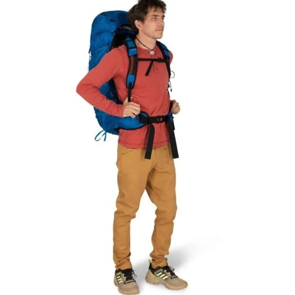 Rugzakken & Drinksystemen < Osprey Exos 58 Rugzak - L/XL - Dark Charcoal