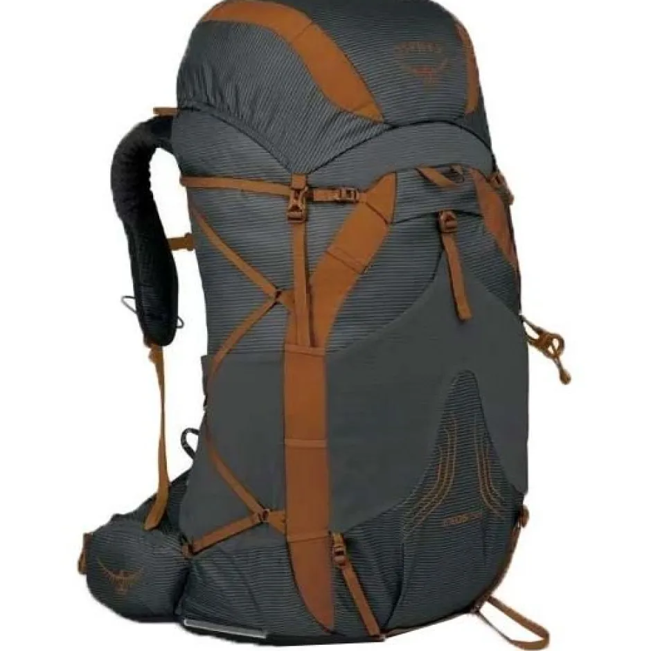 Rugzakken & Drinksystemen < Osprey Exos 58 Rugzak - L/XL - Dark Charcoal