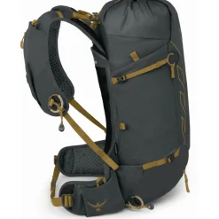 Rugzakken & Drinksystemen|Drinkrugzakken < Osprey Talon Velocity 20 Rugzak - L/XL - Dark Charcoal/Tumbleweed Yellow
