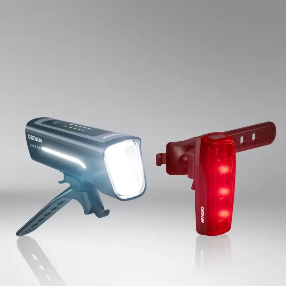 Verlichting|Verlichting Op Batterijen < OSRAM LEDsBIKE Race 100 Verlichtingsset