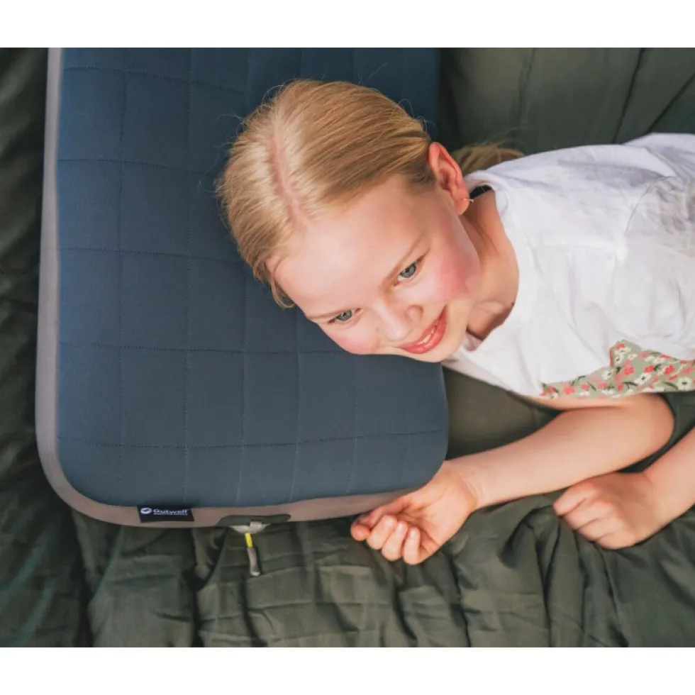 Outwell Memory Air Pillow Deluxe Kussen - blauw/grijs