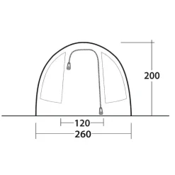 Outwell Sky 4 Tent - blauw