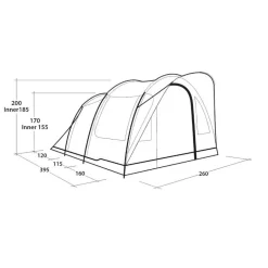 Outwell Sky 4 Tent - blauw