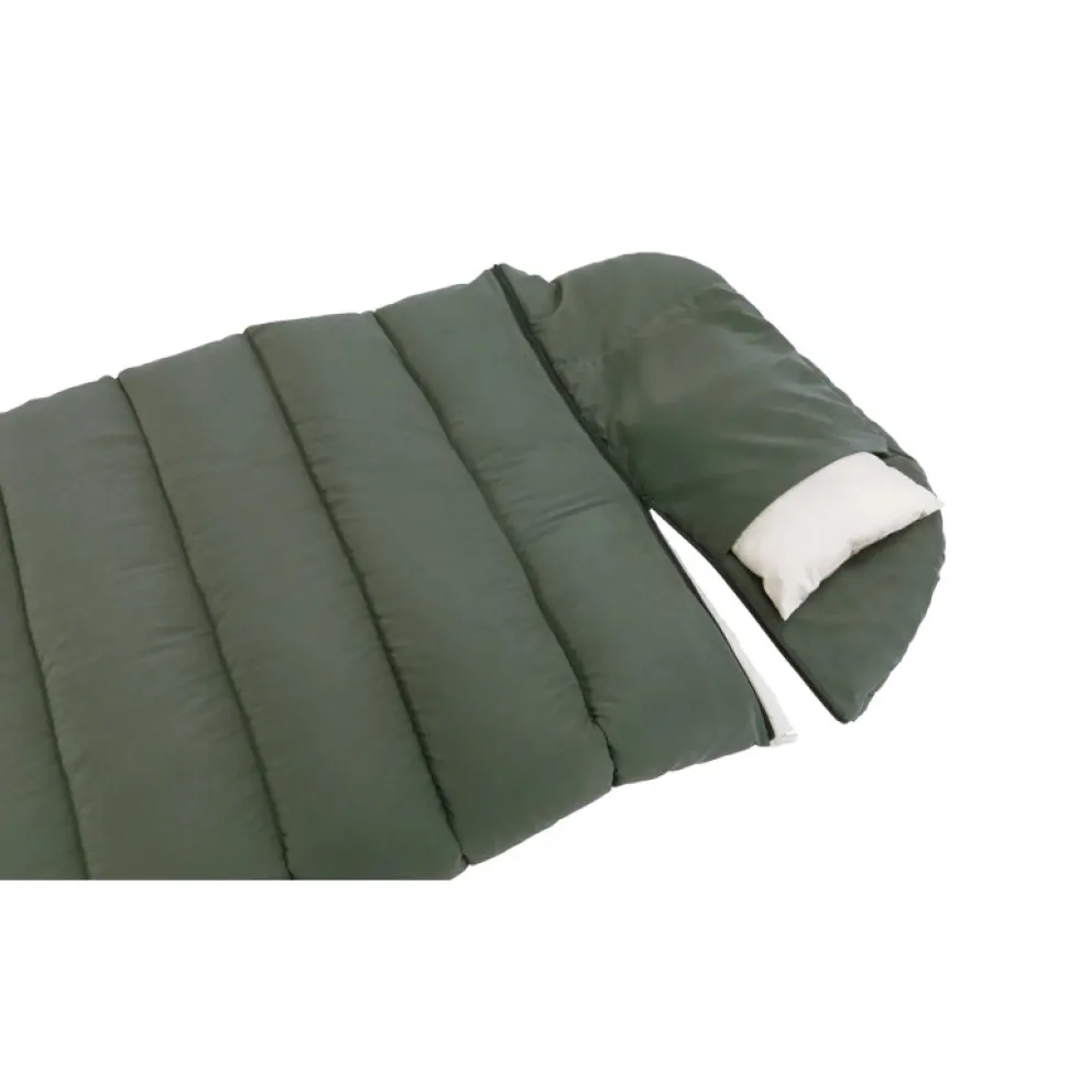 Outwell Constellation Lux Slaapzak - Rits links - groen