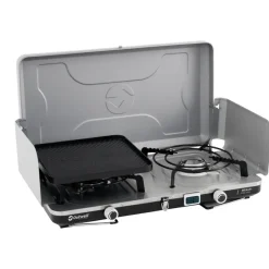 Kooktoestellen & Aanstekers < Outwell Merapi Pro Duo Deluxe Koker - zilvergrijs