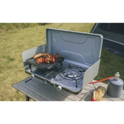 Kooktoestellen & Aanstekers < Outwell Merapi Pro Duo Deluxe Koker - zilvergrijs