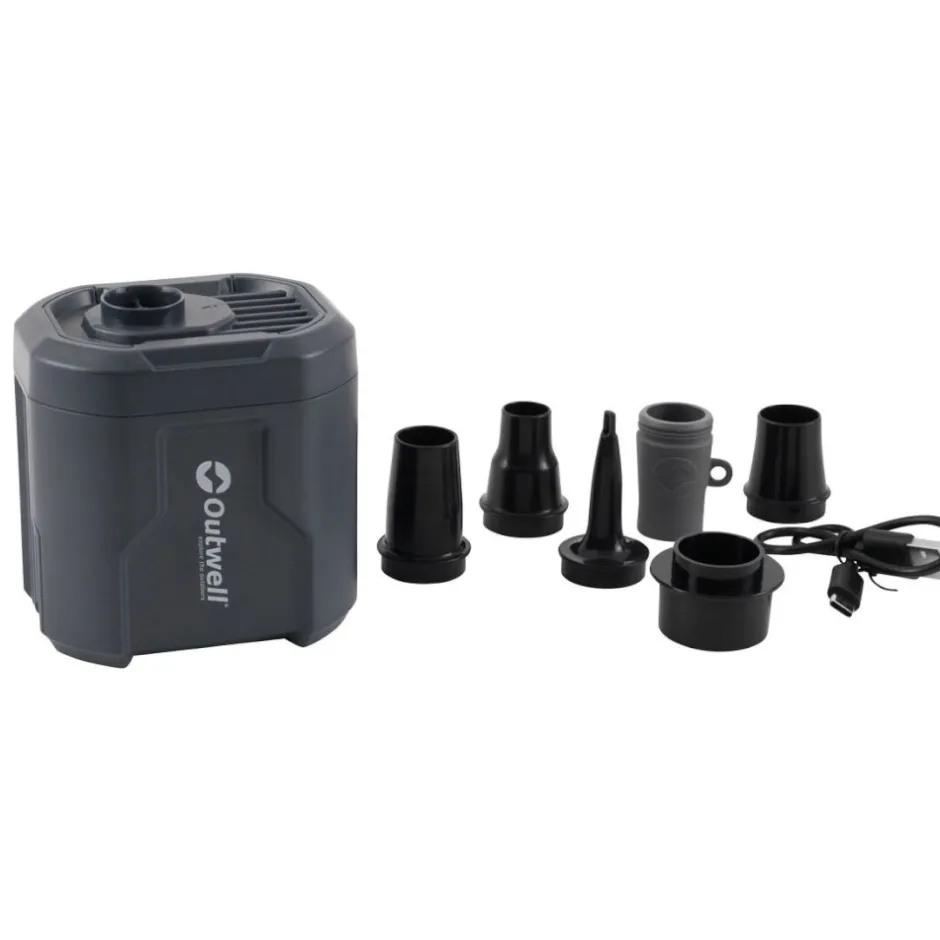 Slaapmatten < Outwell Mistral Pump Luchtpomp met USB - Blue Shadow