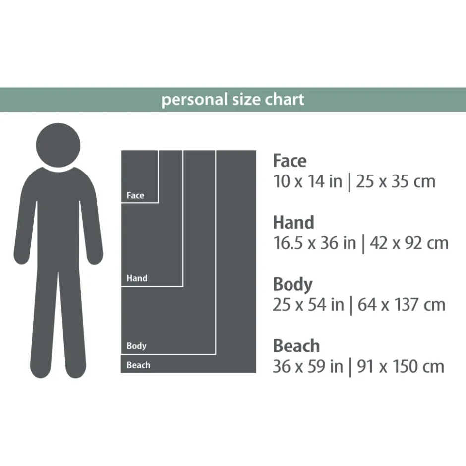 Accessoires|Zwemhulpmiddelen < PackTowl Personal Beach Handdoek - sage
