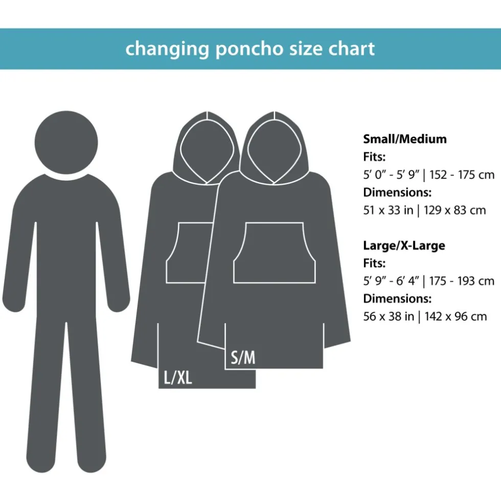 PackTowl Verander Poncho - botanical