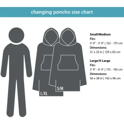 PackTowl Verander Poncho - retro curve