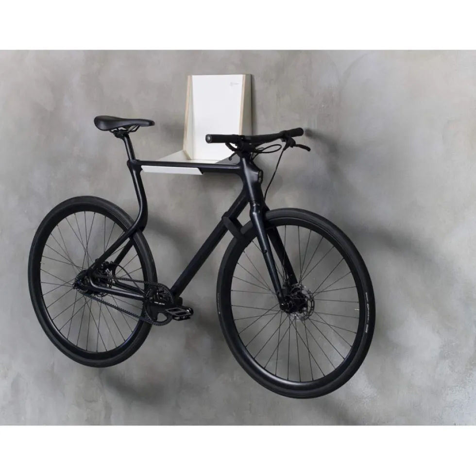 Parax L-Rack Bicycle Wall Mount - White