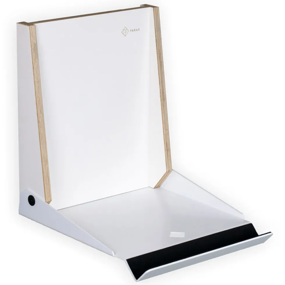 Parax L-Rack Bicycle Wall Mount - White