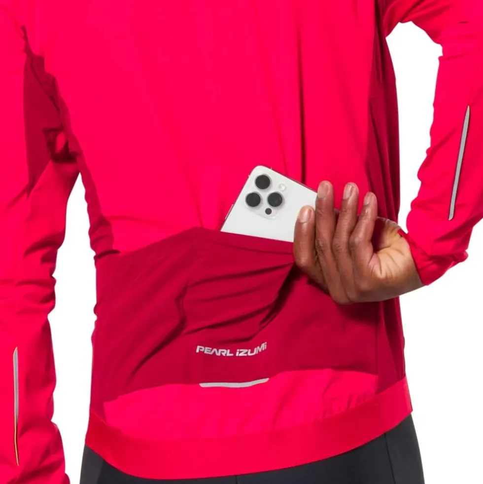 PEARL iZUMi Attack Thermal Hybrid Fietsjas Heren 11132409 - goji berry - AA7