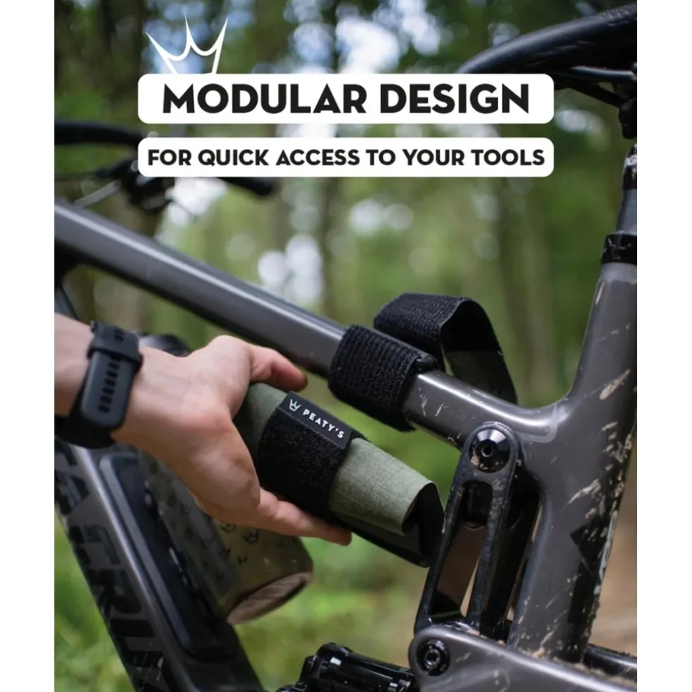 Peaty's HoldFast Trail Tool Wrap Gereedschapstas - slate grey