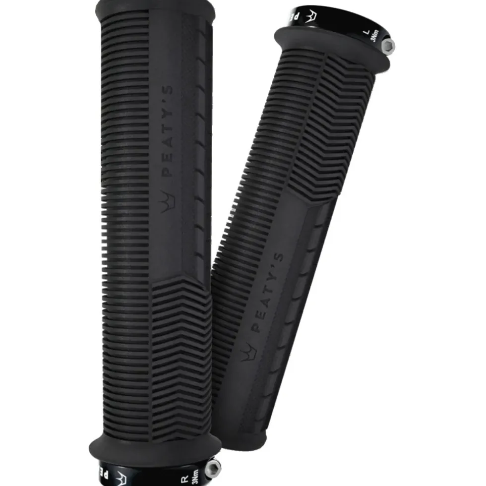 Peaty's Monarch Grips Mushroom Thick Handvatten - Zwart
