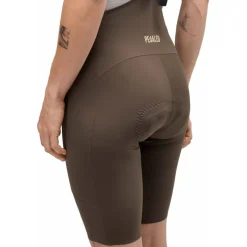 PEdALED E. Lightweight Fietsshort met Bretels Dames - Brown