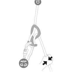 Petzl Pirana Club afdaalapparaat - green