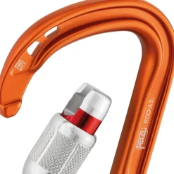 Petzl ROCHA Screw-Lock - Schroef-Karabijnhaak - oranje