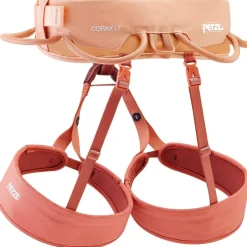 Petzl Corax LT Dames Klimgordel - coral sand