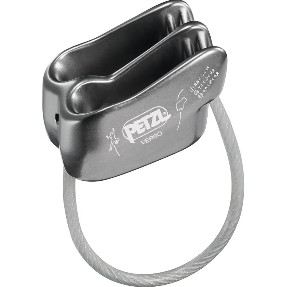Zekerings- En Afdaalapparaten < Petzl Verso Belay Device - grey