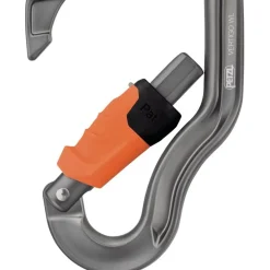 Petzl Vertigo Wire-Lock Karabijnhaak - grey / orange