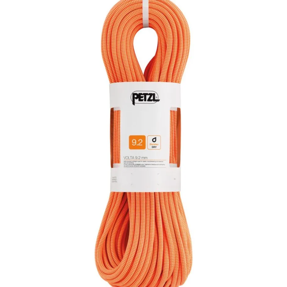Klimtouwen < Petzl Volta 9.2 mm Rope - 30m - orange