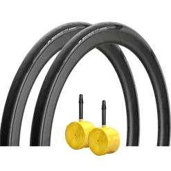 Banden < Pirelli P ZERO Race Bundle - 2x Vouwbanden + 2x SmarTUBE TPU Binnenbanden - 80mm - 28-622 | zwart