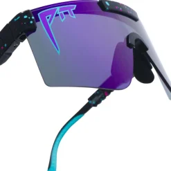 Mtb-Brillen|Racefietsbrillen < Pit Viper The Original 2.0 Bril - Wide - Midnight / HDPV Polarized Purple
