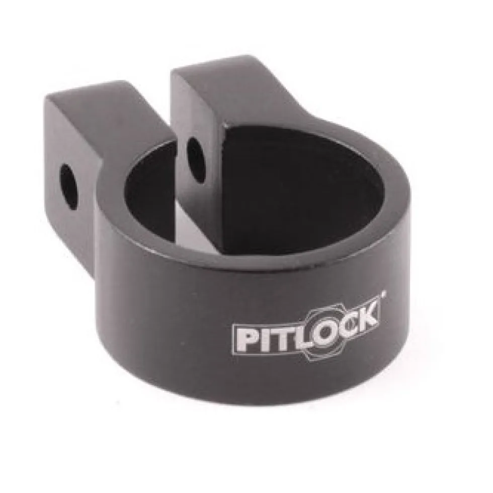 Pitlock Zadelpenklem - 34.9 mm - zwart