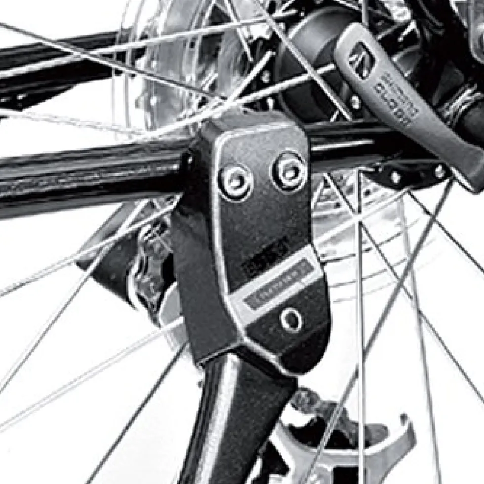 Pletscher Comp Rear Kickstand for KSA 18 mounting - black