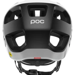 POC Cularis MIPS Helm - 8878 Hydrogen White/Uranium Black Matt with Logo