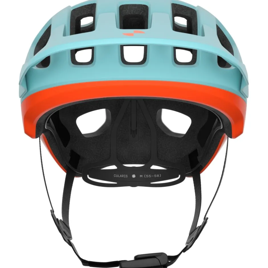 Mtb-Helmen < POC Cuari IP He - 8877 Indicoite Bue att/Carneian Orange att