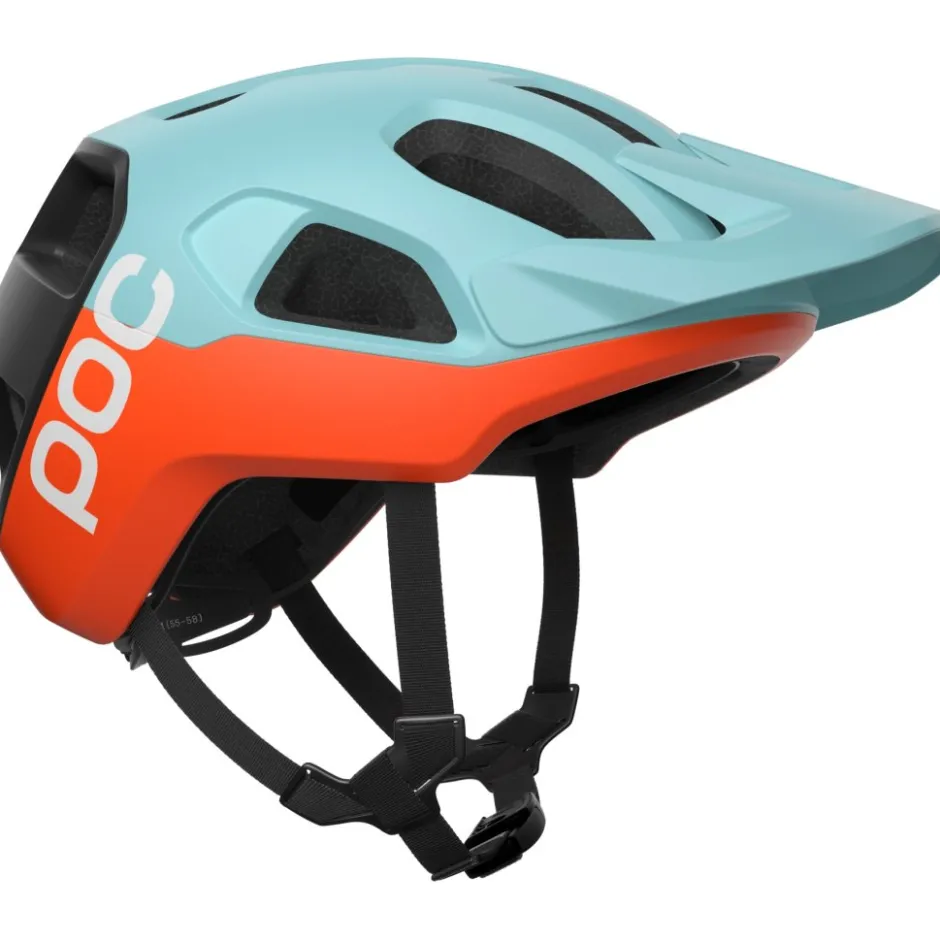 Mtb-Helmen < POC Cuari IP He - 8877 Indicoite Bue att/Carneian Orange att