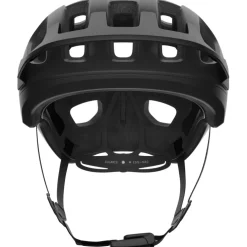 POC Cularis MIPS Helm - 8879 Uranium Black Matt/Hydrogen White with Logo