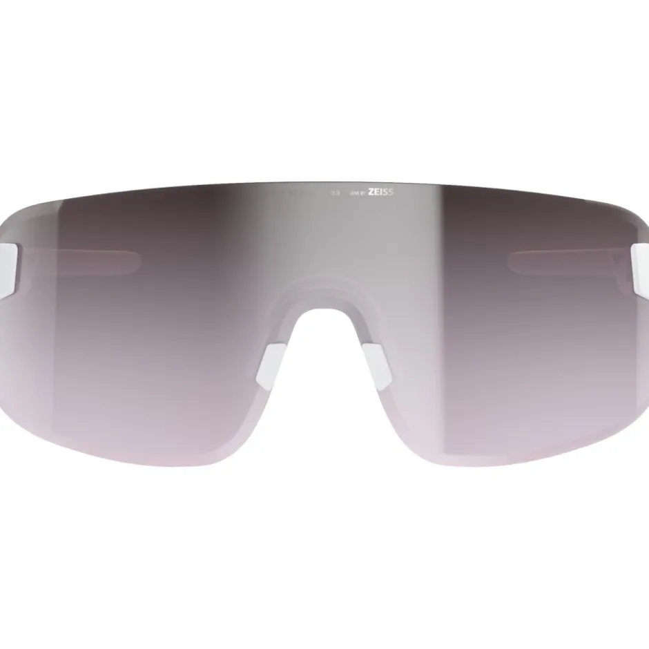 Mtb-Brillen|Racefietsbrillen < POC Elicit Zonnebril - Hydrogen White - Clarity Road/Sunny Silver