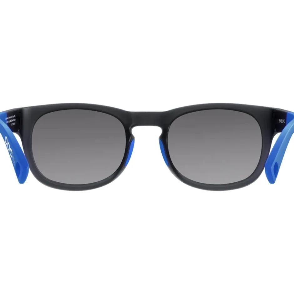 Brillen Kinderen < POC Evolve Bril Kinderen - Uranium Black Trans/Fluo Blue - Clarity ito/Sunny Grey