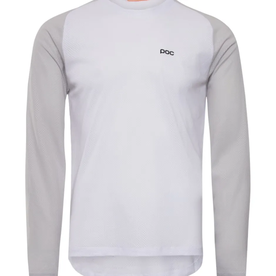 Mtb-Shirts < POC otion Air hirt et ange ouwen voor heren - 1001 Hydrogen White