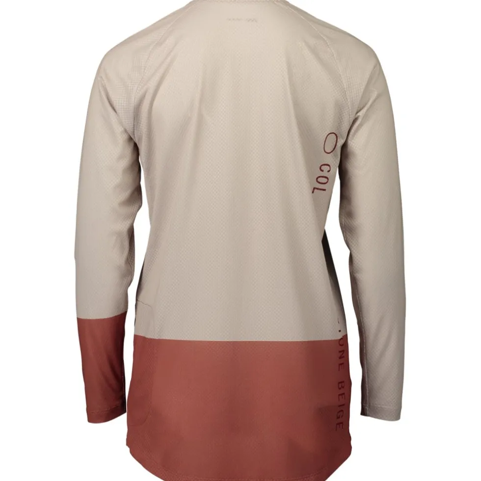 POC MTB Pure Fietsshirt met Lange Mouwen Dames - 1821 Light Sandstone Beige/Himalayan Salt