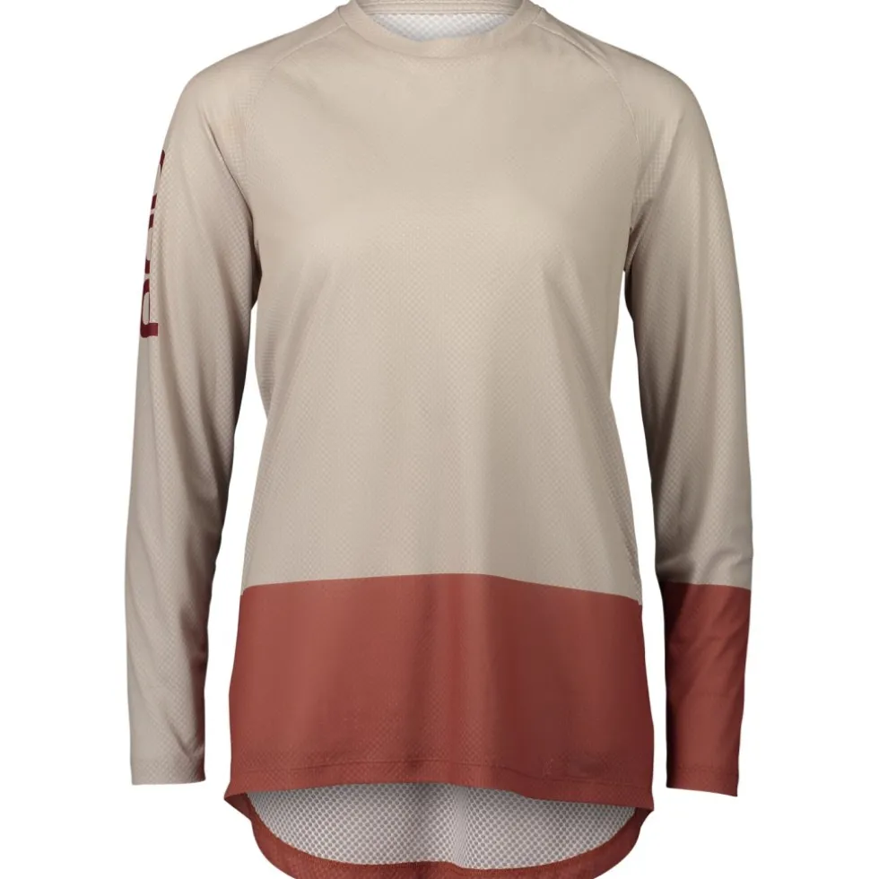 POC MTB Pure Fietsshirt met Lange Mouwen Dames - 1821 Light Sandstone Beige/Himalayan Salt