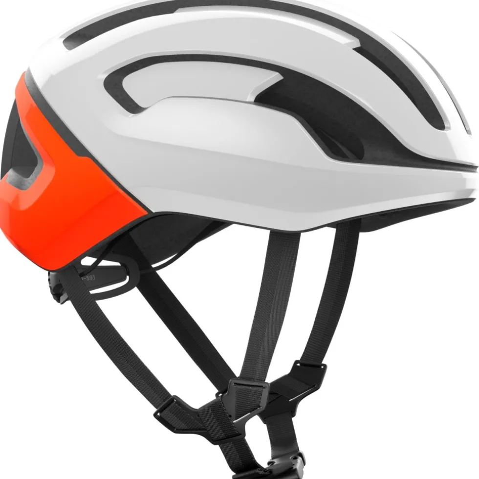 POC Omne Air MIPS Helm - 9482 Hydrogen White/Fluorescent Orange