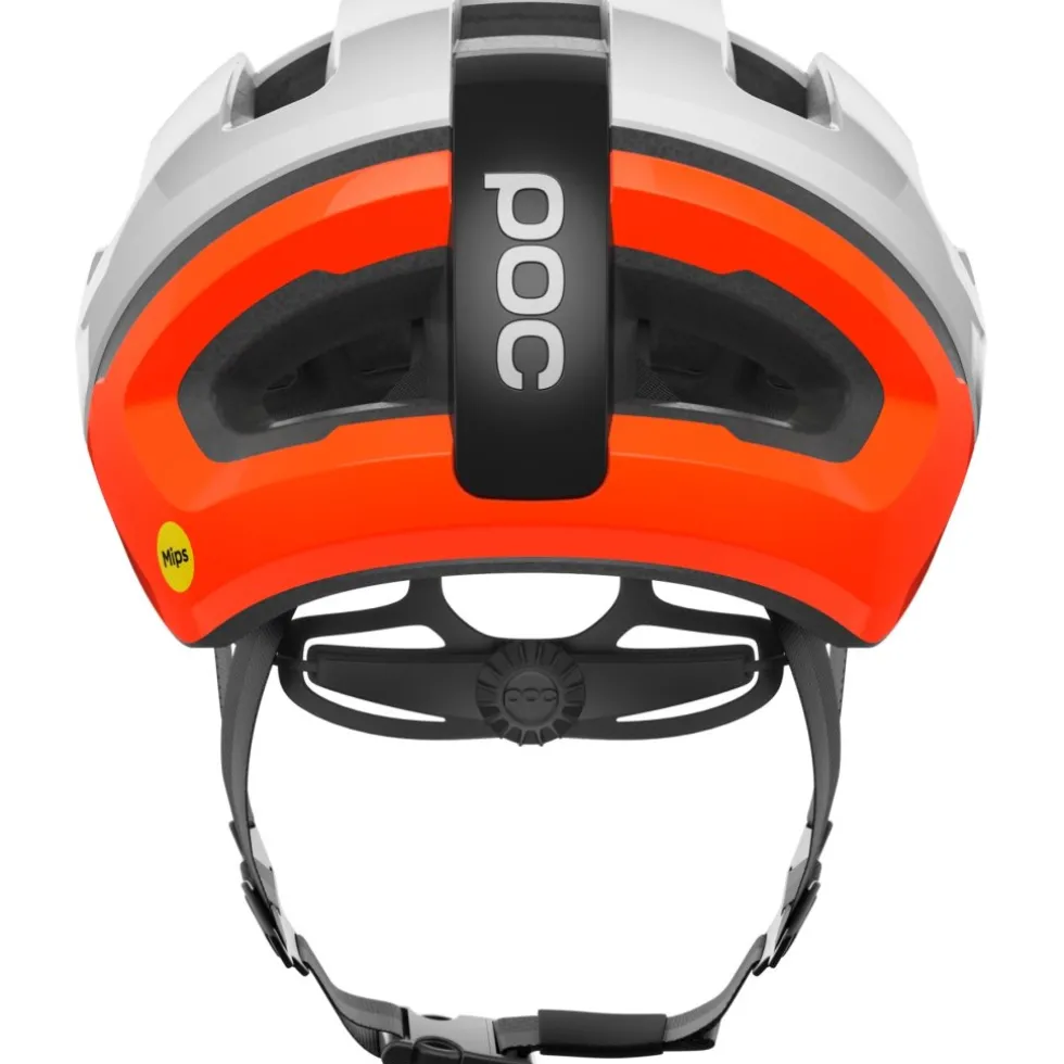 POC Omne Air MIPS Helm - 9482 Hydrogen White/Fluorescent Orange