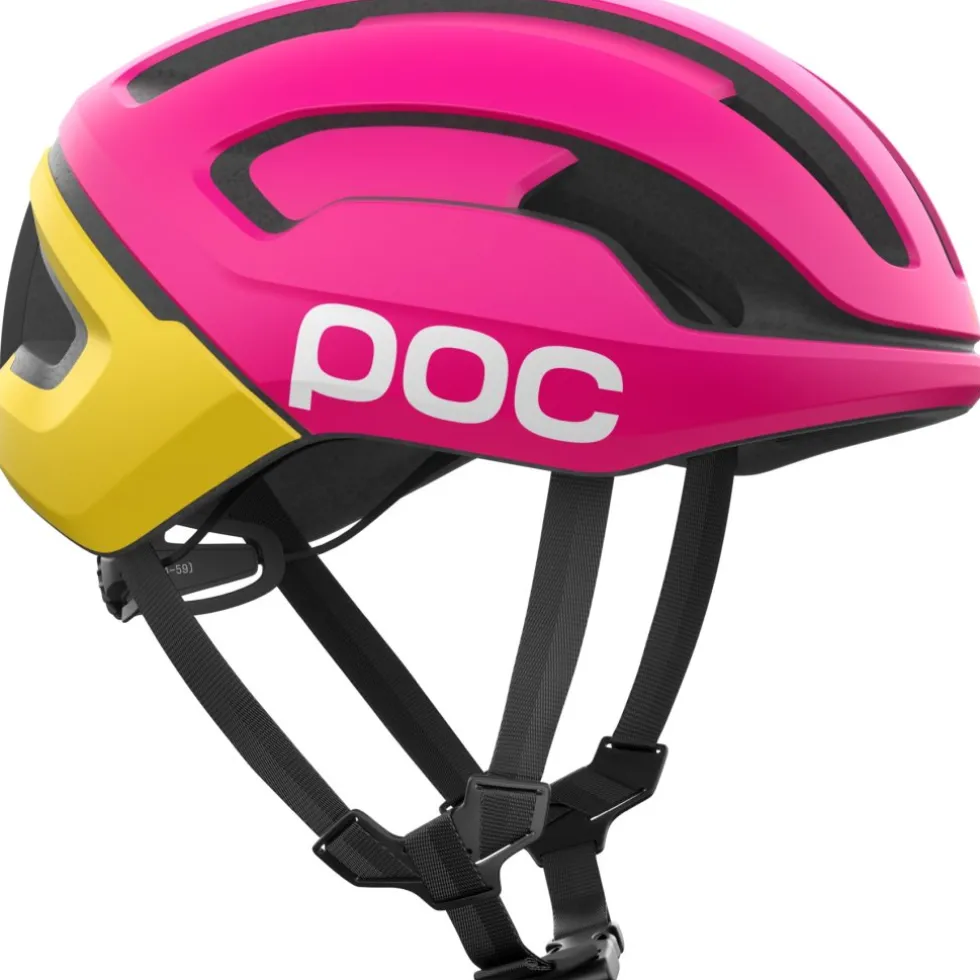 POC Omne Air MIPS Helm - 8883 Rhos Red Matt/Citrine Yellow Matt
