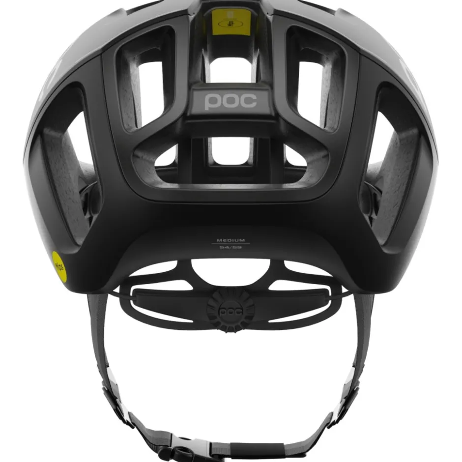 Racefietshelmen < POC Ventral MIP Helm - 1037 Uranium Black Matt