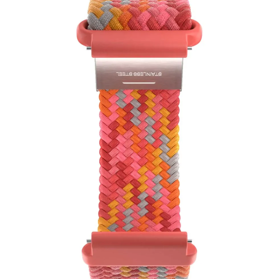 Polar Armband van Gevlochten Garen 20mm - rood