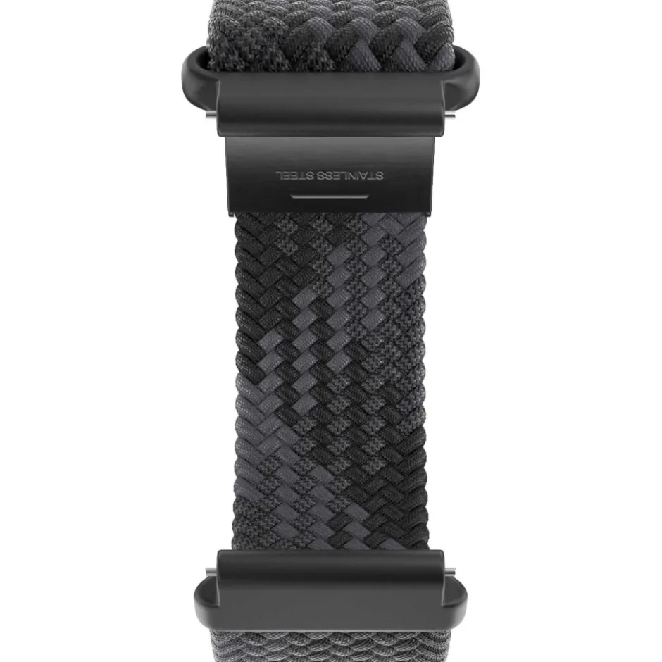 Sporthorloges|Sporthorloges < Polar Armband van Gevlochten Garen 20mm - zwart