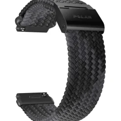 Sporthorloges|Sporthorloges < Polar Armband van Gevlochten Garen 20mm - zwart