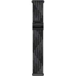 Sporthorloges|Sporthorloges < Polar Armband van Gevlochten Garen 20mm - zwart