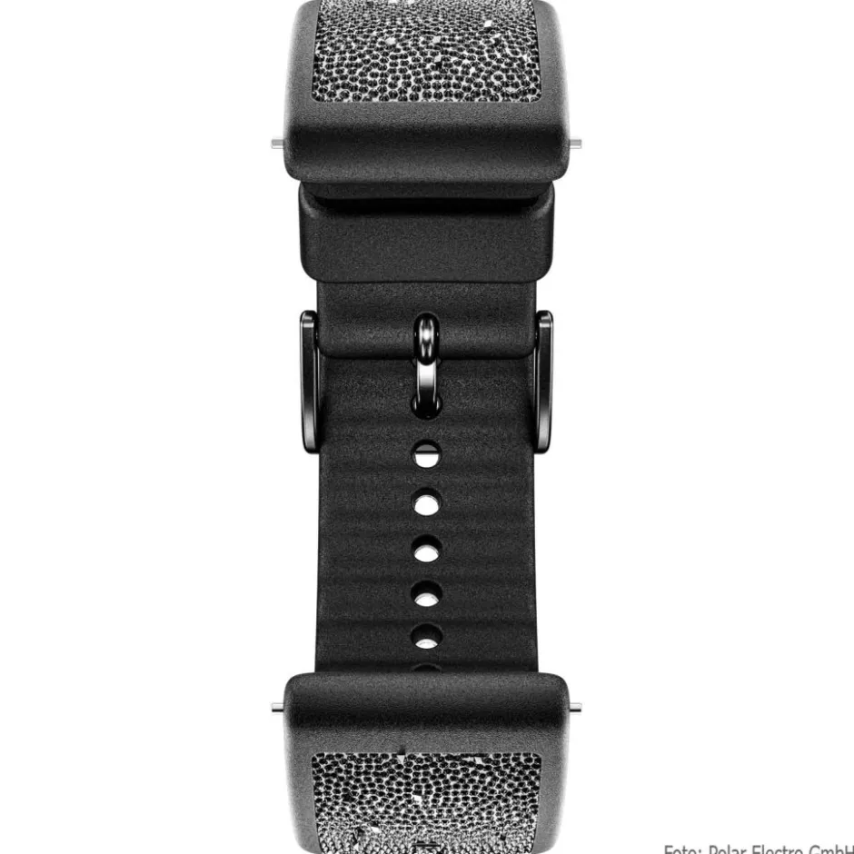 Sporthorloges|Sporthorloges < Polar Crystal Wristband, 20 mm for Ignite/Unite/Pacer - Obsidian Crystal