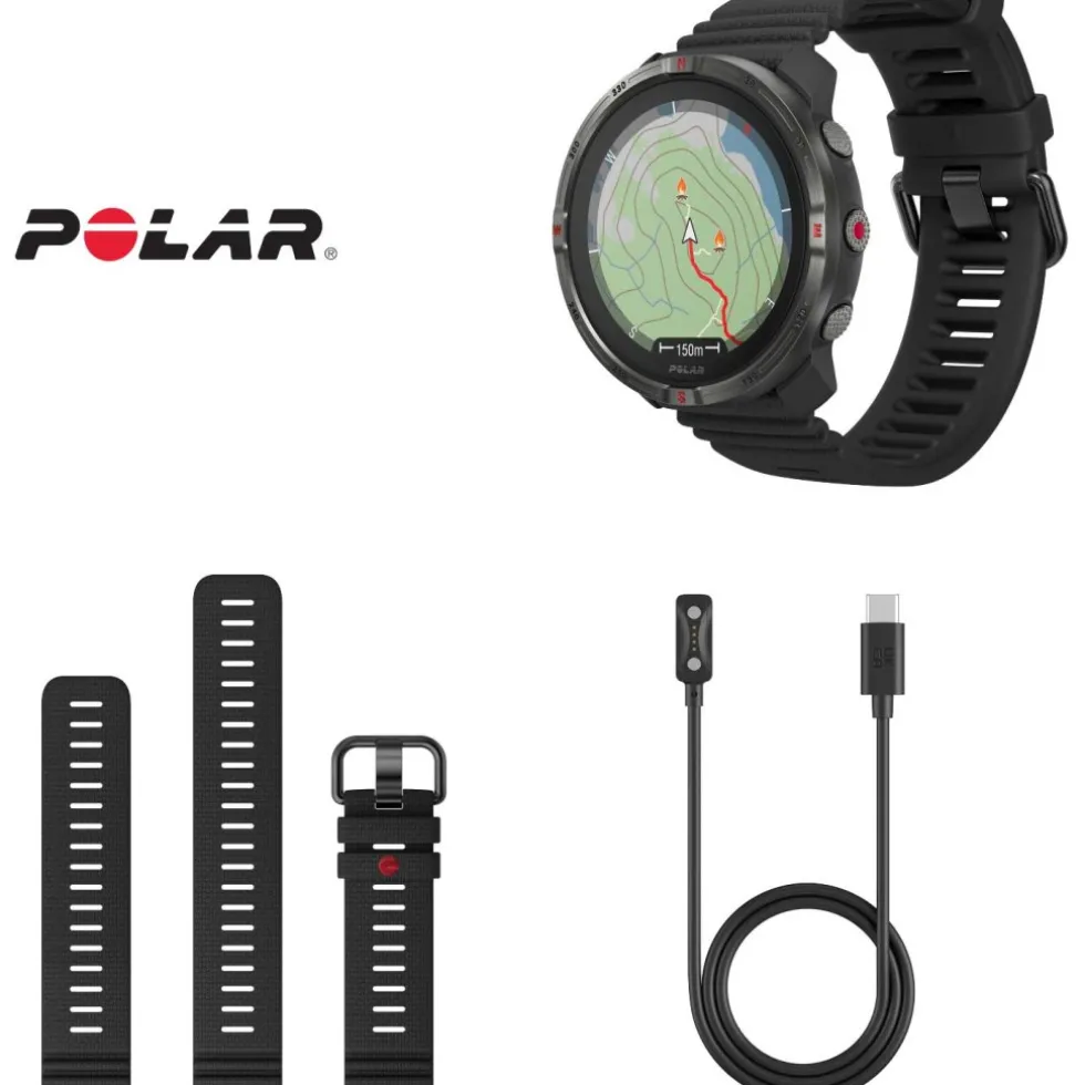 Polar Grit X2 GPS Multisporthorloge - zwart